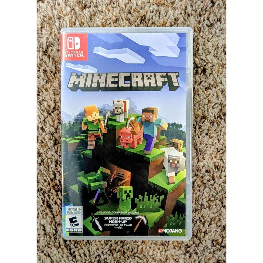 Minecraft (Nintendo Switch, 2018) - Complete in Case (CIB) Tested